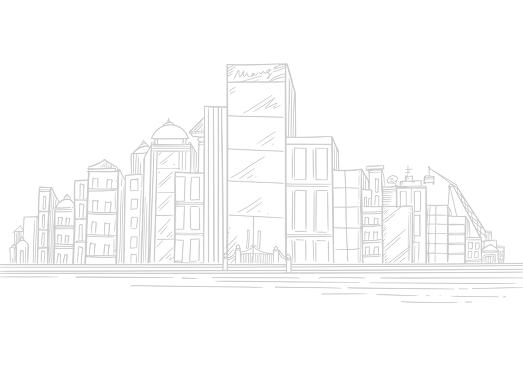 wireframe de un edificio